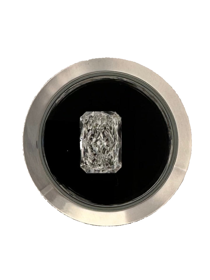 Loose IGI Graded 3.89ct Radiant Cut Lab-Grown Diamond, E Color,  VVS2 Clarity