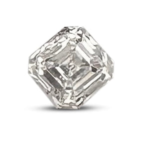  Loose IGI Graded 3.12ct Asscher Cut Lab-Grown Diamond, F Color, VS1 Clarity