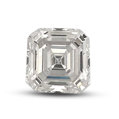  Loose IGI Graded 3.12ct Asscher Cut Lab-Grown Diamond, F Color, VS1 Clarity