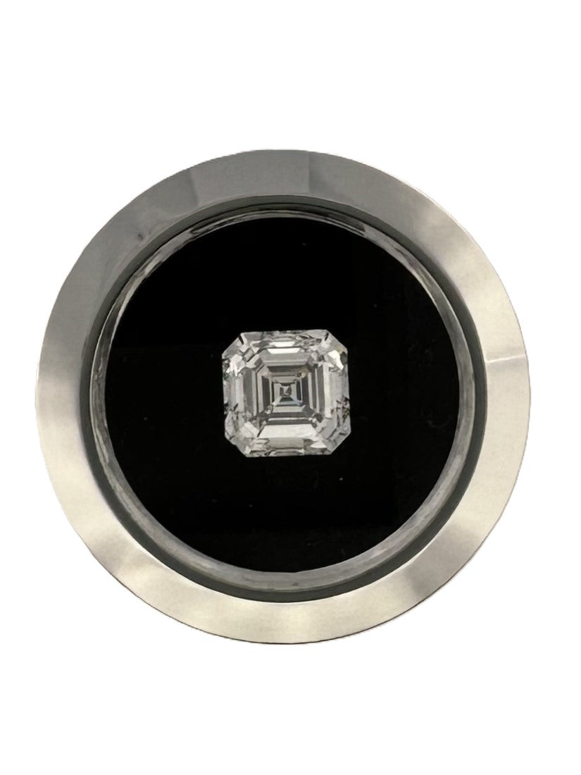 Loose IGI Graded 3.12ct Asscher Cut Lab-Grown Diamond, F Color, VS1 Clarity
