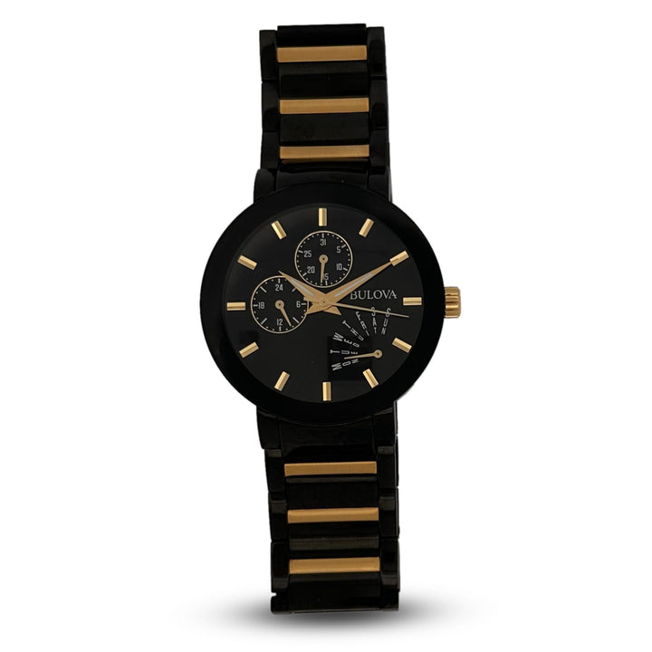 Bulova Futuro 98C124 45mm Two-Tone Stainless Steel Bracelet Watch with Box