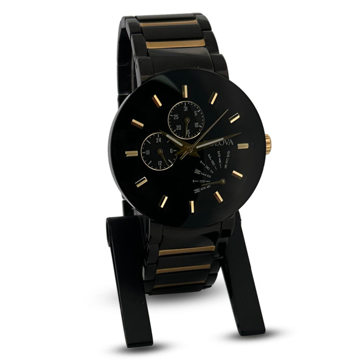 Bulova Futuro 98C124 45mm Two-Tone Stainless Steel Bracelet Watch with Box
