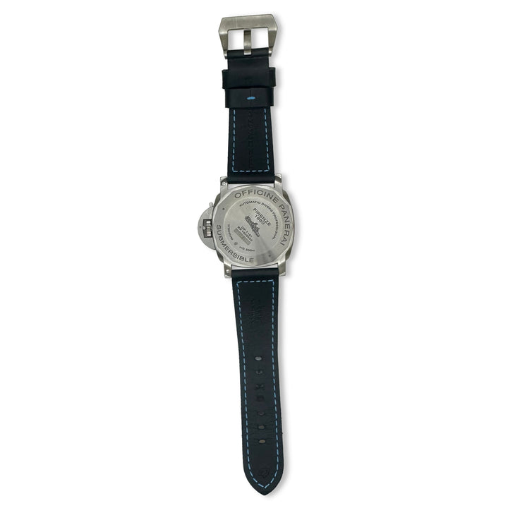 2019 Panerai Luminor Submersible 47mm in Titanium Leather Strap Watch with Box & Papers