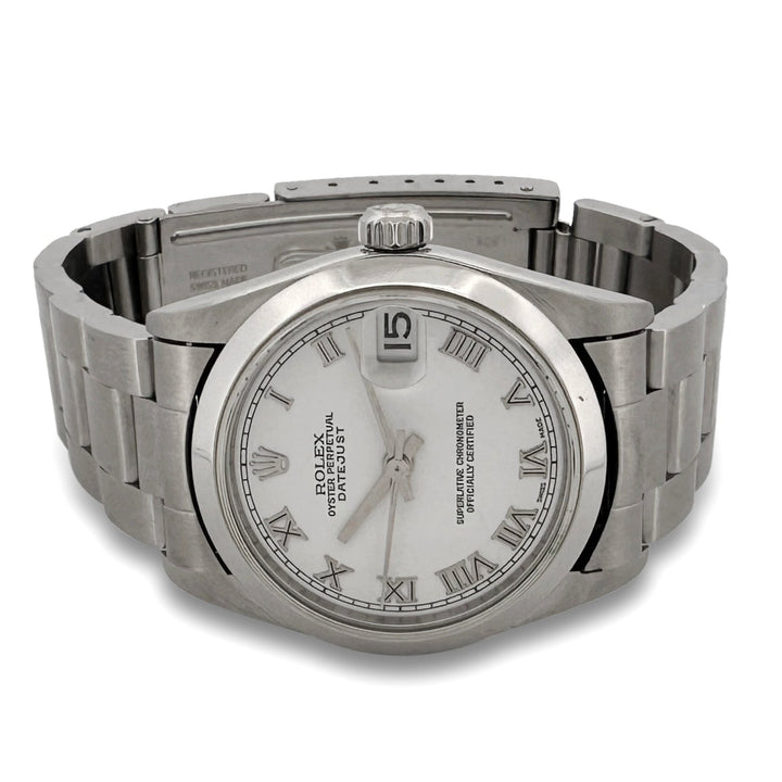2003 Rolex Datejust 31mm Stainless Steel Oyster Bracelet Watch