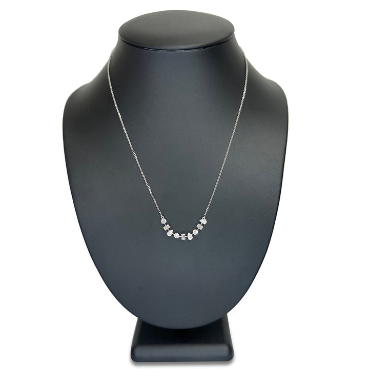 1.51ctw Multi-Cut Lab-Grown Diamond Pendant Necklace in 14k Gold