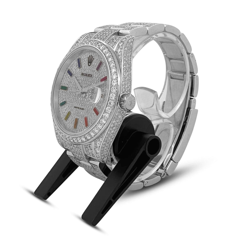 Rolex Datejust II 41mm in Stainless Steel Oyster Bracelet with Diamonds