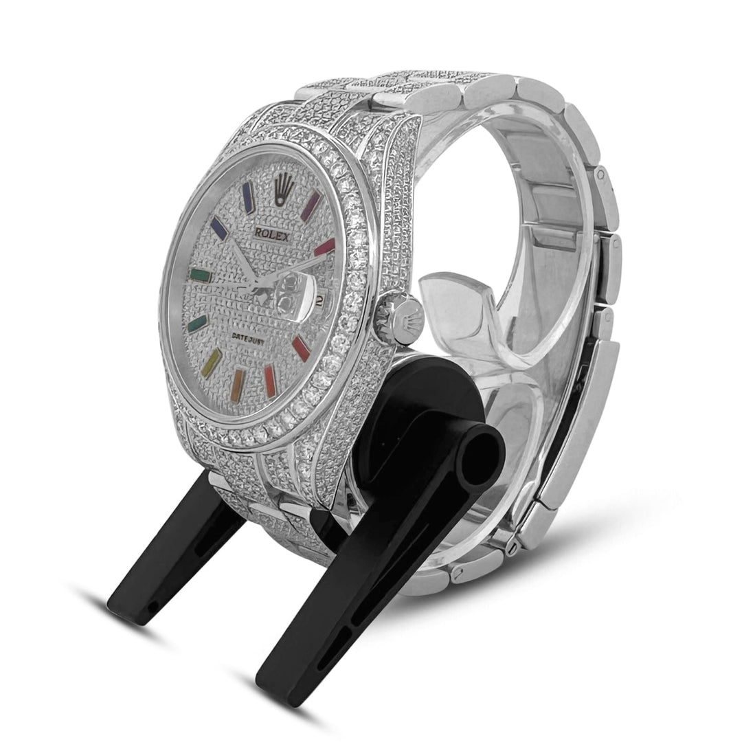 Rolex Datejust II 41mm in Stainless Steel Oyster Bracelet with Diamonds