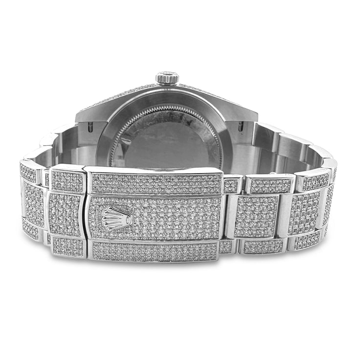Rolex Datejust II 41mm in Stainless Steel Oyster Bracelet with Diamonds