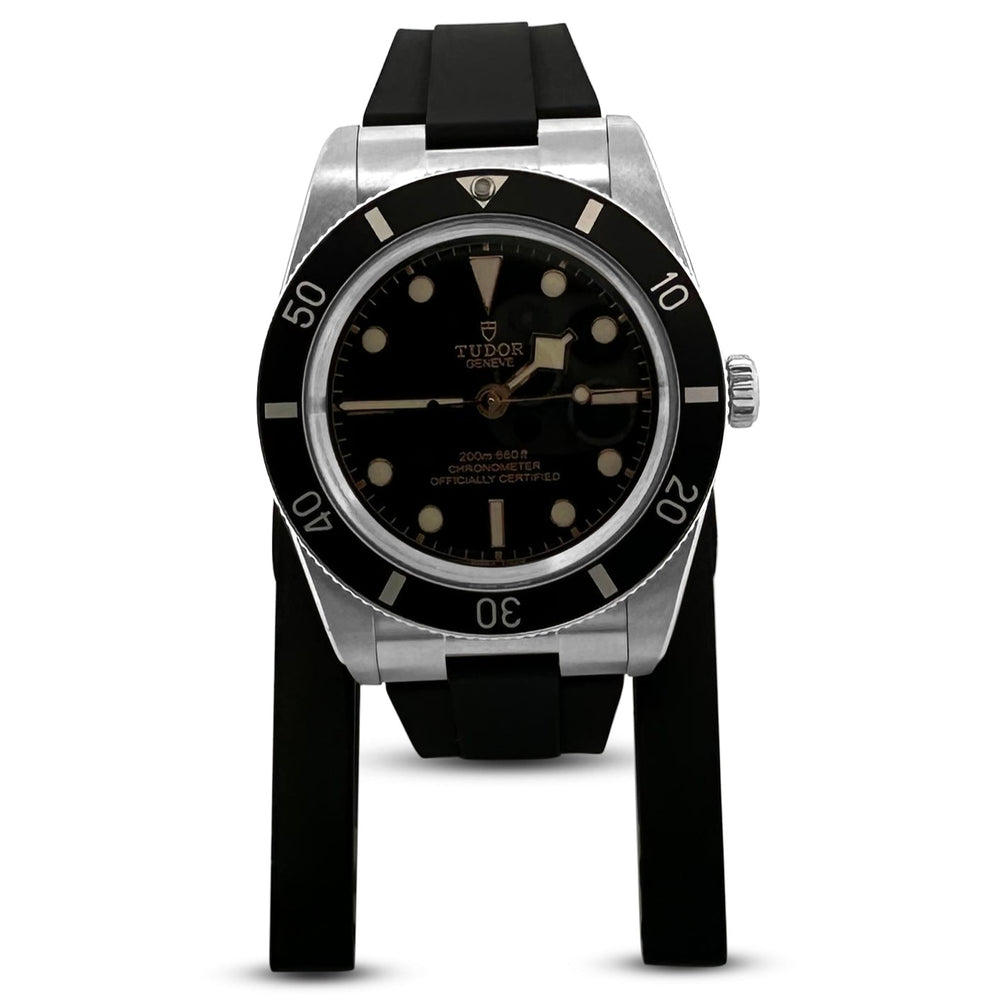 2024 Tudor Black Bay 54 37mm Rubber Strap Watch with Box & Papers