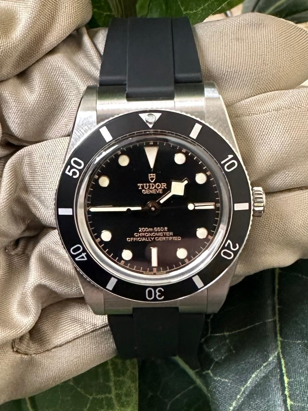 2024 Tudor Black Bay 54 37mm Rubber Strap Watch with Box & Papers