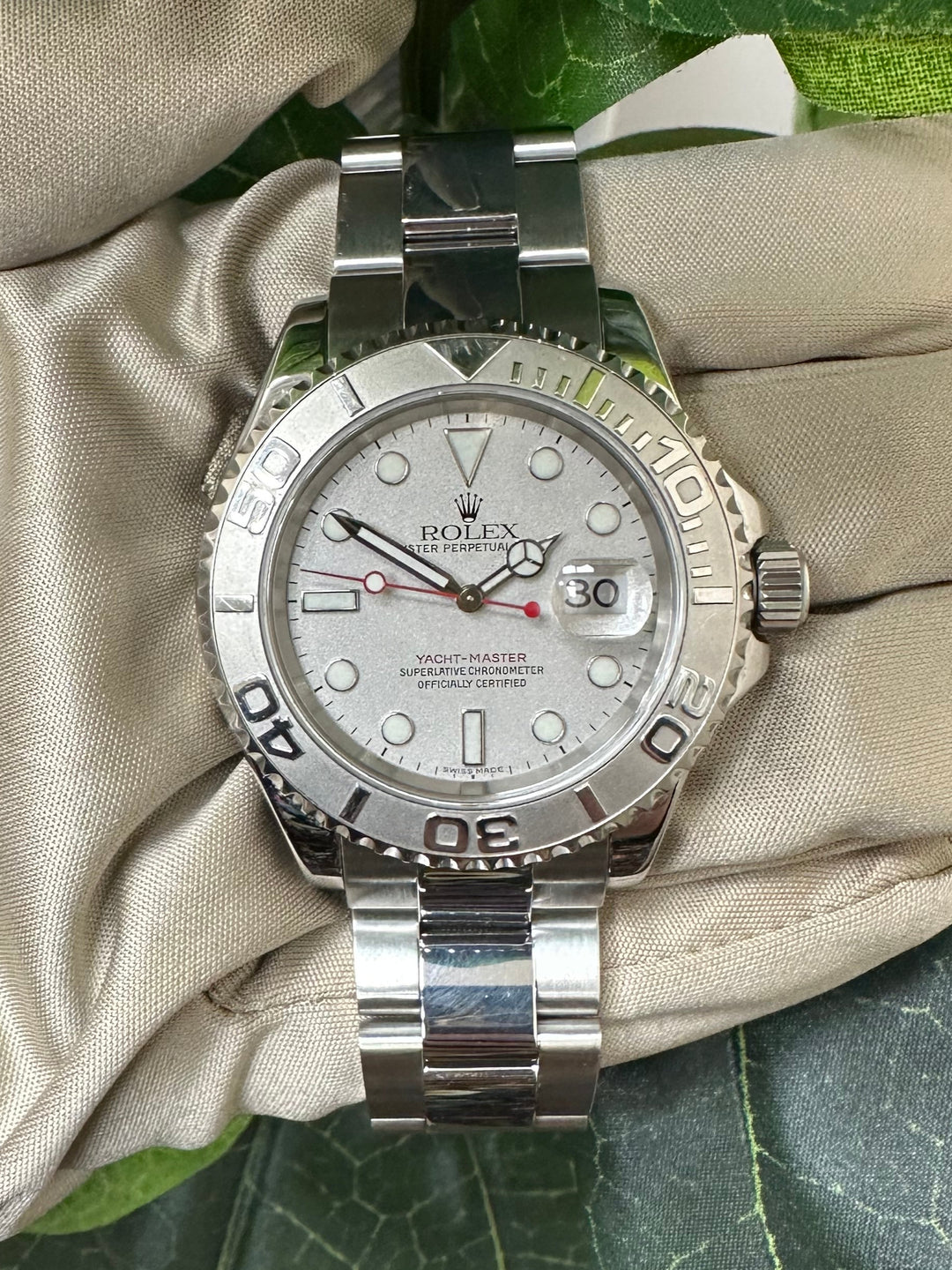 2006 Rolex Yacht-Master 40mm Stainless Steel Oyster Bracelet Watch