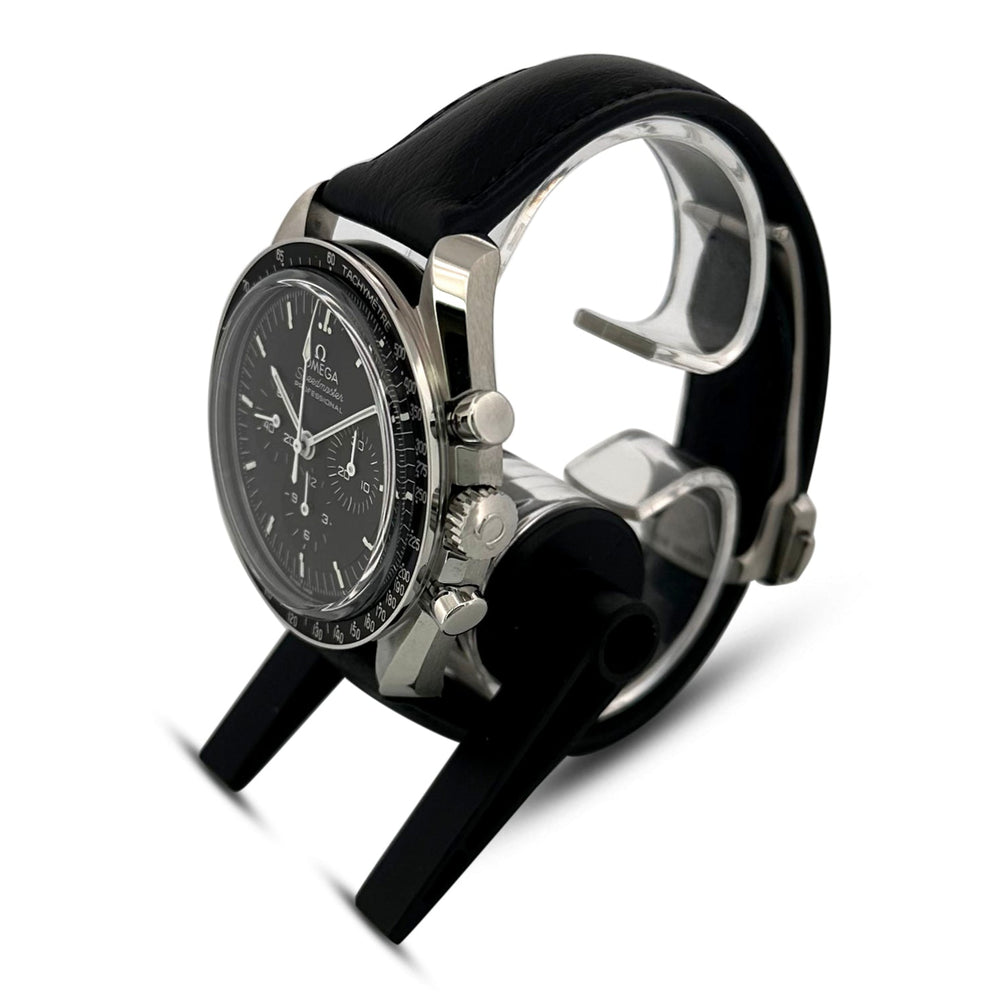 2024 Omega Speedmaster Professional 42mm "Sapphire Sandwich" "Moon Watch" Leather Strap Watch with Box & Papers