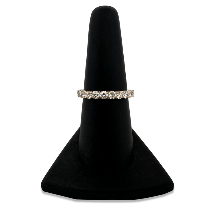 1ctw Round Brilliant Lab-Grown Diamond Wedding Band or Stackable Ring in 14k Yellow Gold