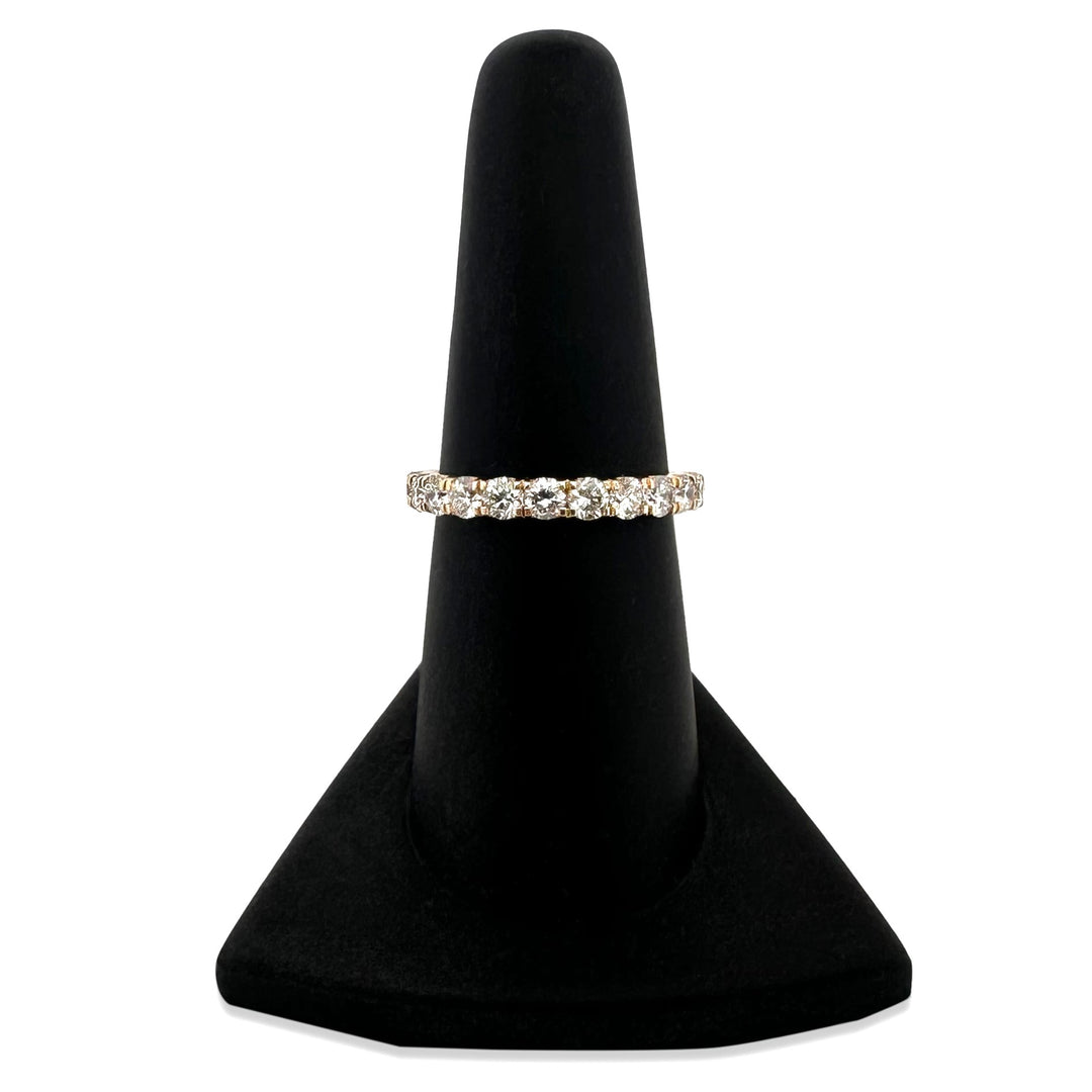 1ctw Round Brilliant Lab-Grown Diamond Wedding Band or Stackable Ring in 14k Yellow Gold
