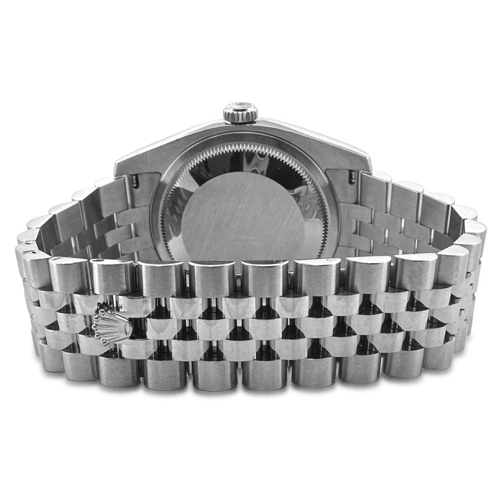 Rolex Datejust 36mm Stainless Steel and 18k White Gold Jubilee Bracelet Watch with Factory Dial