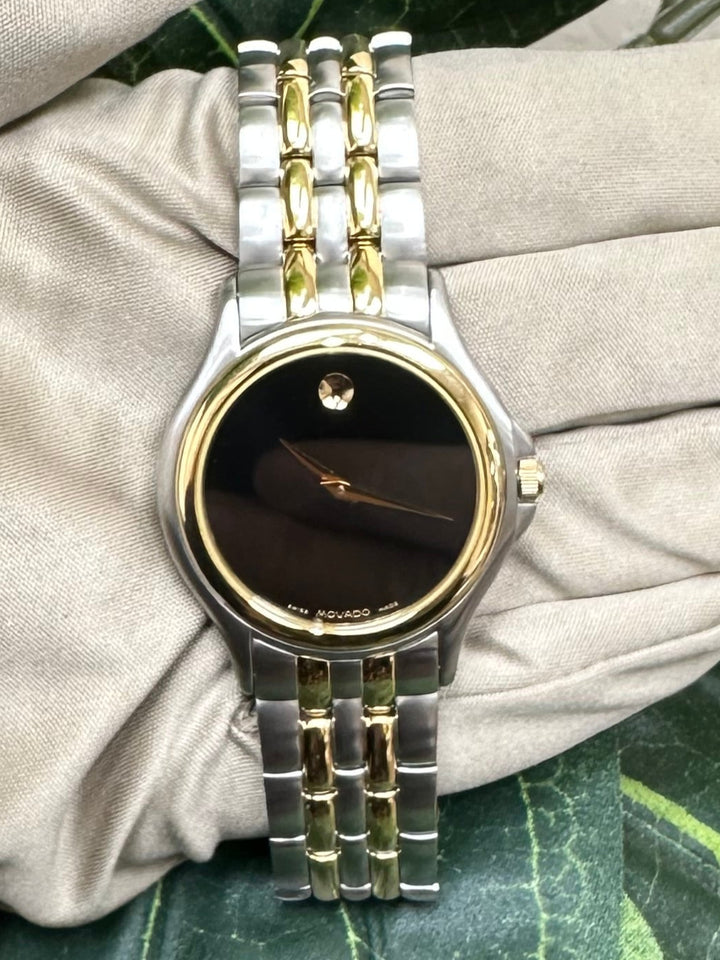 Movado Museum 35mm Two-Tone Stainless Steel Bracelet Watch