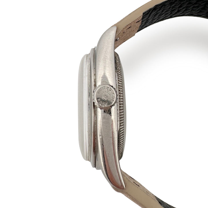 1952 Rolex Oyster Perpetual 34mm "Bubbleback" Stainless Steel Strap Watch