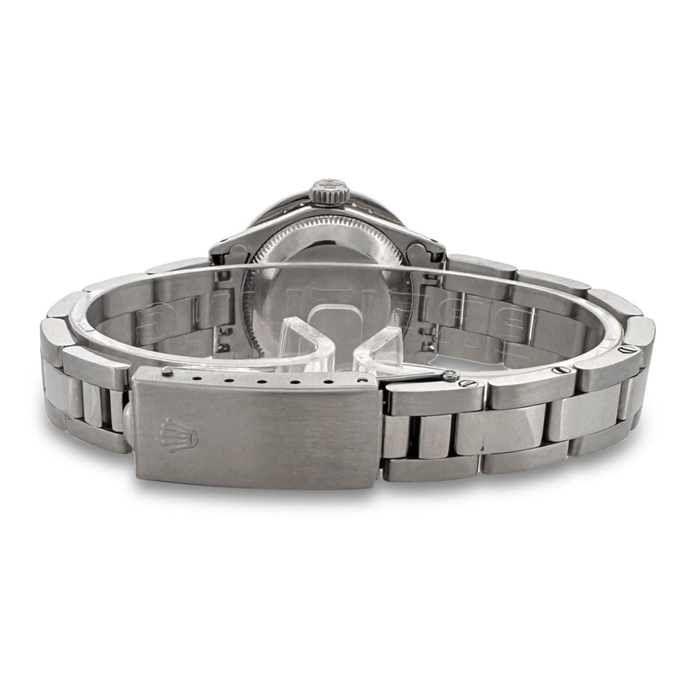 Lady's Rolex Datejust 26mm Stainless Steel Bracelet Watch with Diamond Bezel