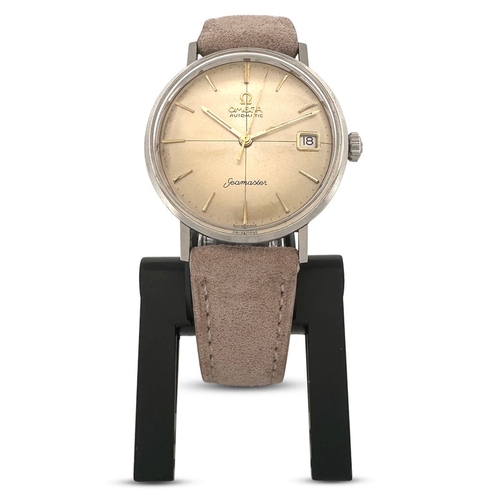 Vintage Omega Seamaster Stainless Steel with Aftermarket Strap Watch