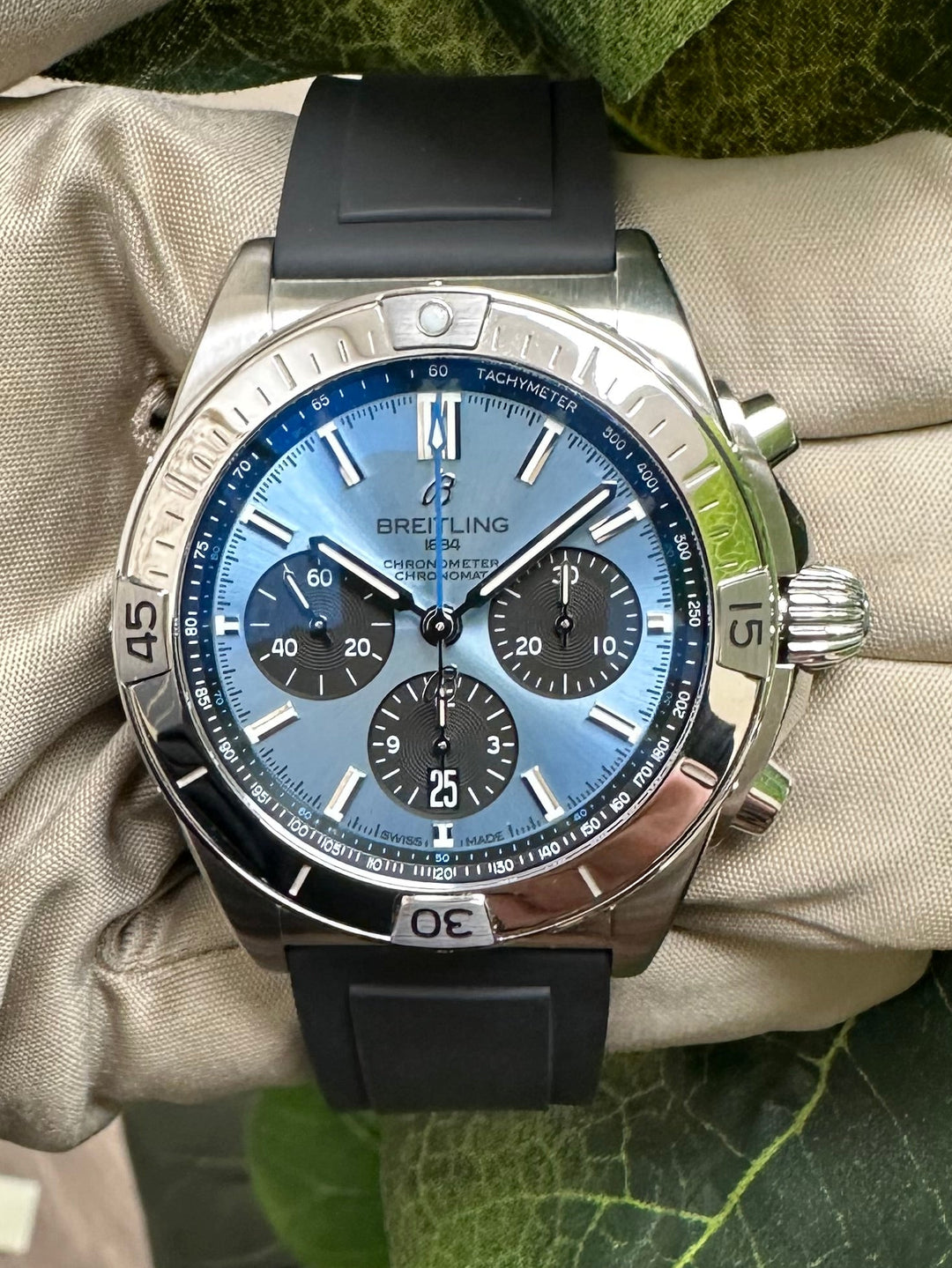 2024 Breitling Chronomat 42mm Stainless Steel with Rubber Strap Watch, with Box