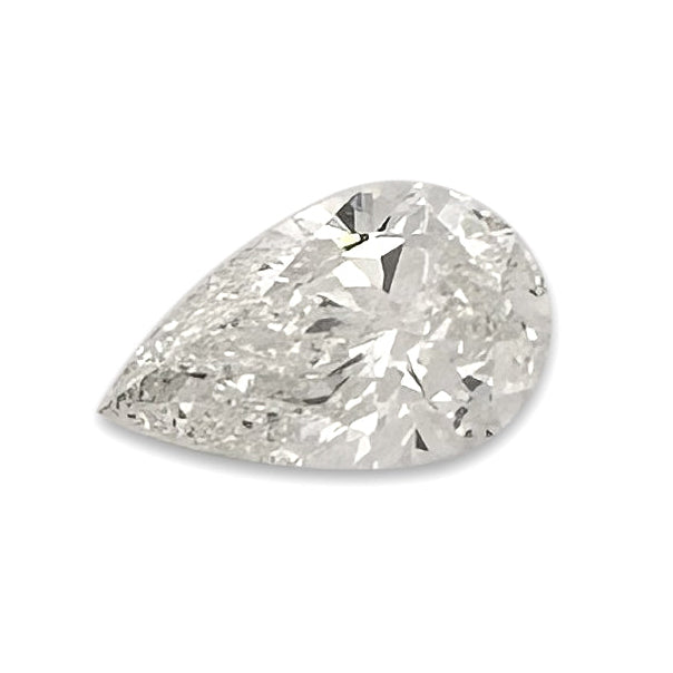 Loose IGI Graded 10.51ct Pear Shaped Lab-Grown Diamond, F Color, VS1 Clarity