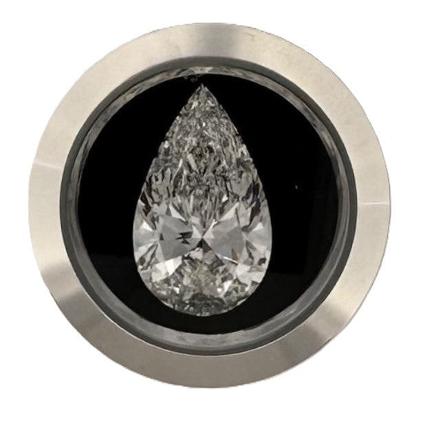 Loose IGI Graded 10.51ct Pear Shaped Lab-Grown Diamond, F Color, VS1 Clarity