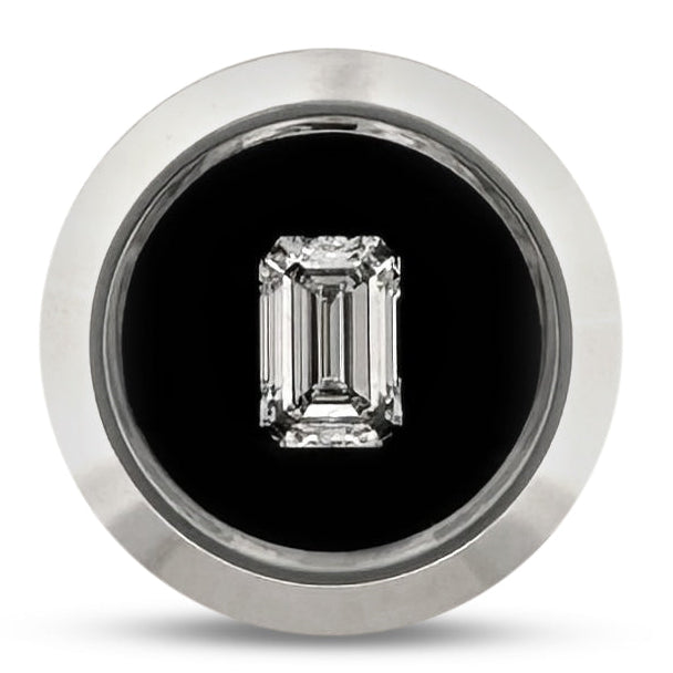 Loose IGI Graded 4.56ct Emerald Cut Lab-Grown Diamond, F Color, VVS2 Clarity