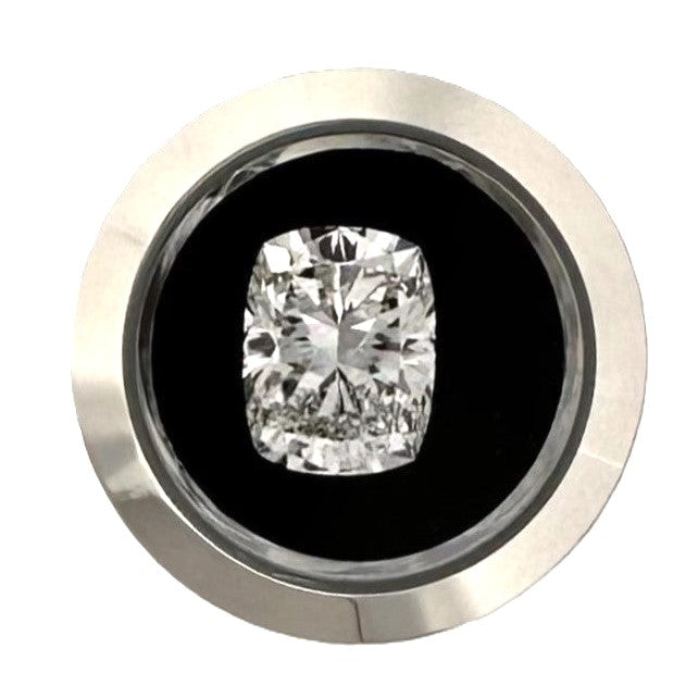 Loose IGI Graded 9.57ct Cushion Cut Lab-Grown Diamond, F Color VVS2 Clarity