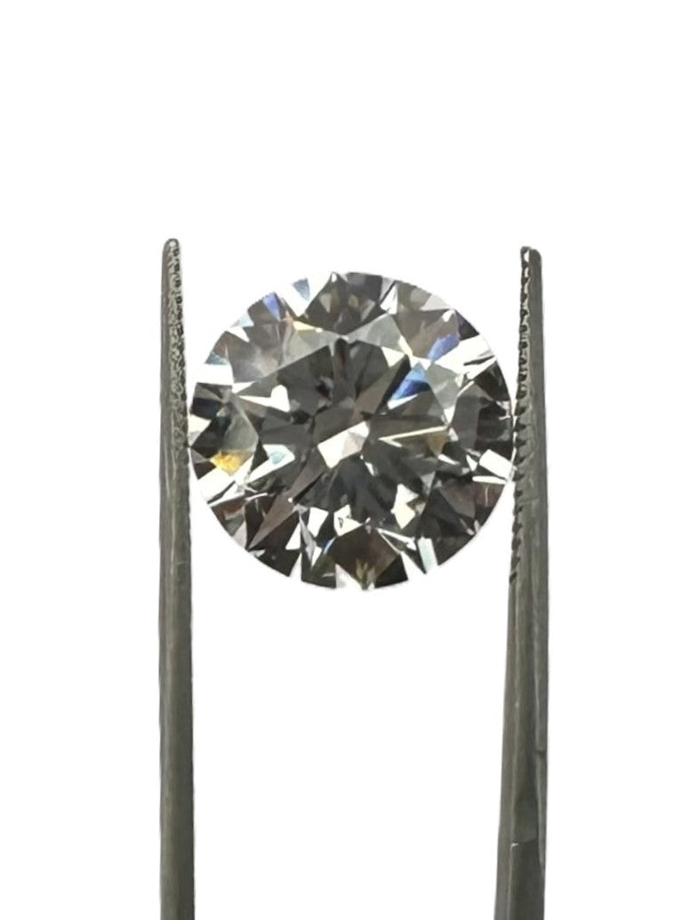Loose IGI Graded 7.06ct Round Brilliant Lab-Grown Diamond, D Color & VS1 Clarity