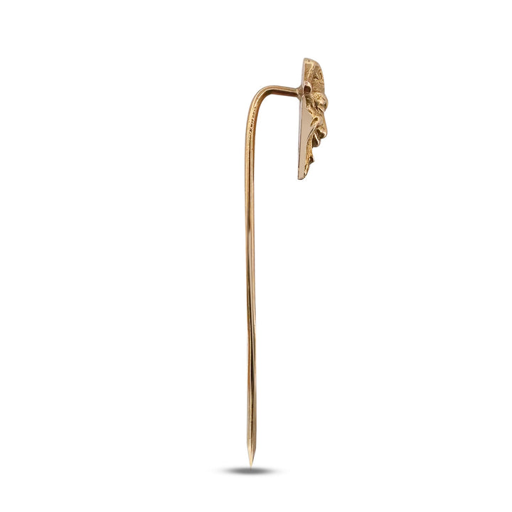 Antique Devil Stick Pin in 14k Yellow Gold