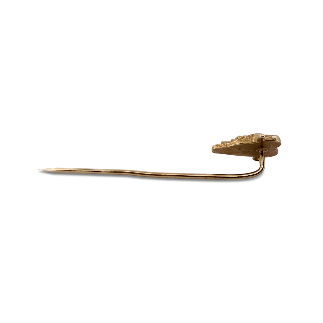 Antique Devil Stick Pin in 14k Yellow Gold