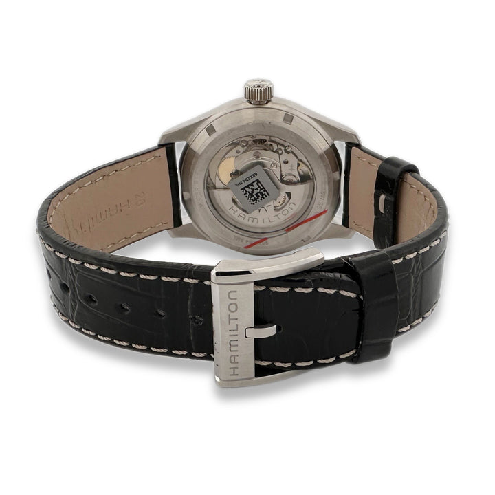 2025 Hamilton Khaki Murph 38mm Stainless Steel Leather Strap Watch with Box