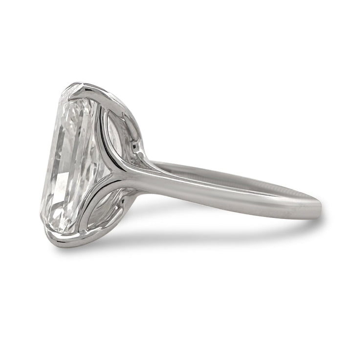 IGI Graded 8.16ct Radiant Cut Lab-Grown Diamond Solitaire Engagement Ring in 14k White Gold