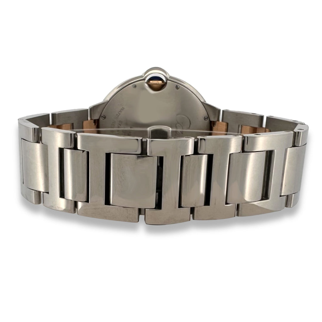 2011 Cartier Ballon Bleu 42mm Two-Tone Rose Gold & Stainless Steel Bracelet Watch with Box & Papers