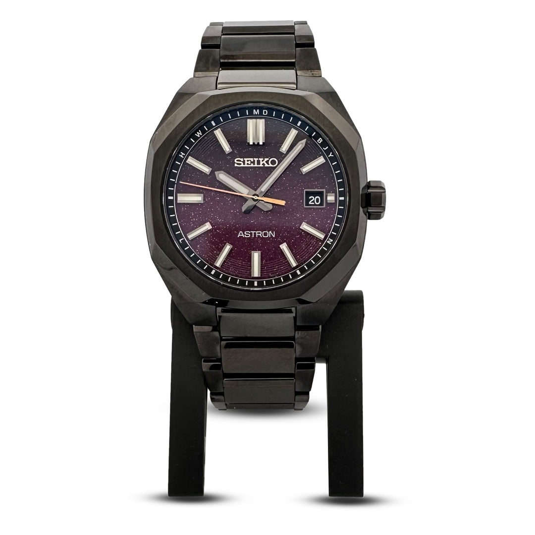 Seiko Astron "Starry Sky" Limited Edition 44mm Solar Titanium Bracelet Watch with Box