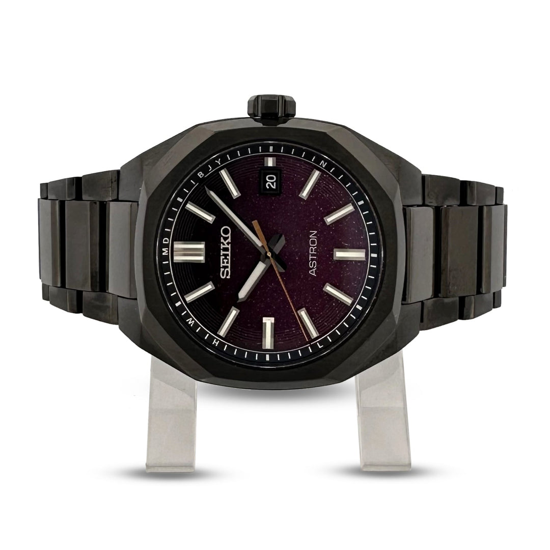 Seiko Astron "Starry Sky" Limited Edition 44mm Solar Titanium Bracelet Watch with Box