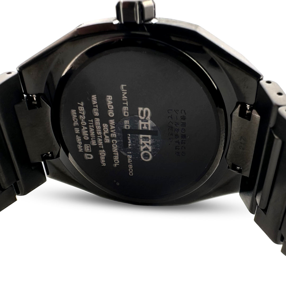 Seiko Astron "Starry Sky" Limited Edition 44mm Solar Titanium Bracelet Watch with Box