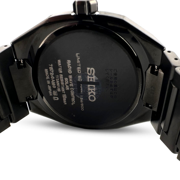 Seiko Astron "Starry Sky" Limited Edition 44mm Solar Titanium Bracelet Watch with Box