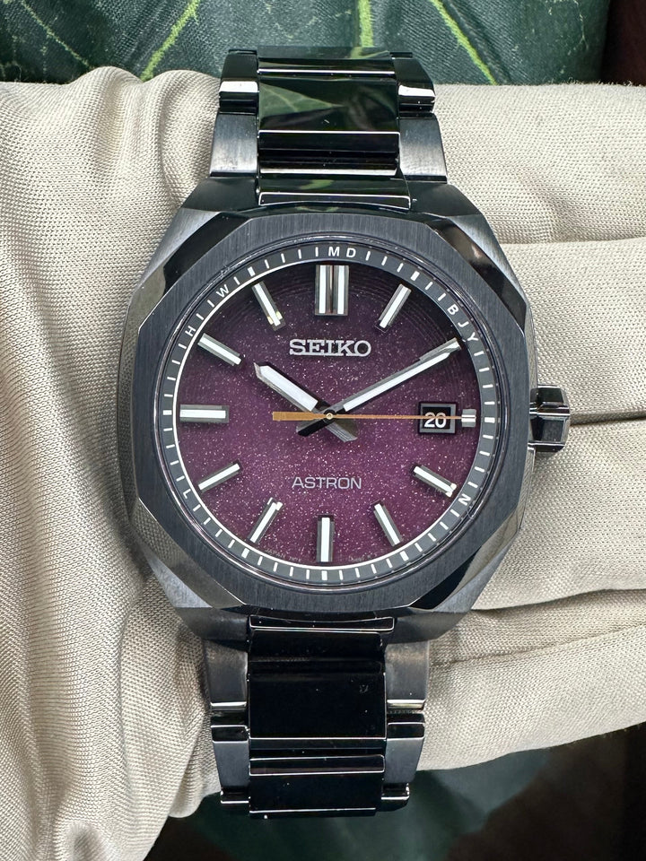 Seiko Astron "Starry Sky" Limited Edition 44mm Solar Titanium Bracelet Watch with Box