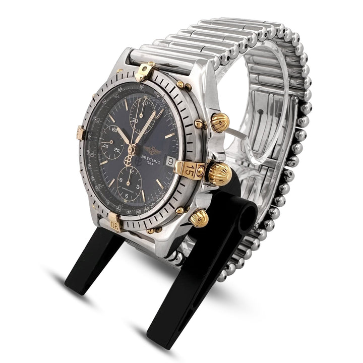 1990 Breitling Chronomat 39mm Automatic Two-Tone Watch with Box & Papers