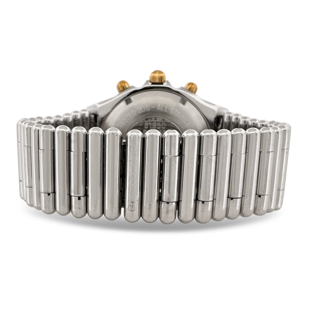 1990 Breitling Chronomat 39mm Automatic Two-Tone Watch with Box & Papers