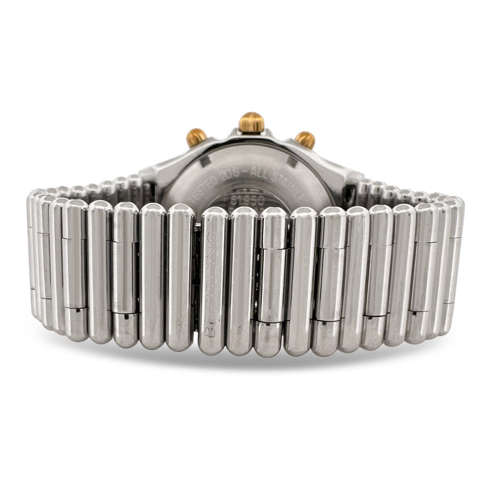 1990 Breitling Chronomat 39mm Automatic Two-Tone Watch with Box & Papers