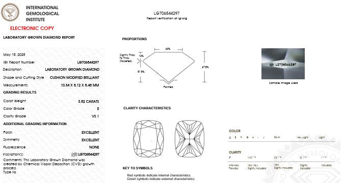 5.27ctw Cushion & Pear Cut with Round Brilliants Lab-Grown Diamond Toi et Moi Ring in 14k Yellow Gold