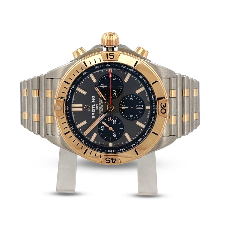 2020 Breitling Chronomat B01 42mm Automatic Two-Tone Bracelet Watch with Box & Papers
