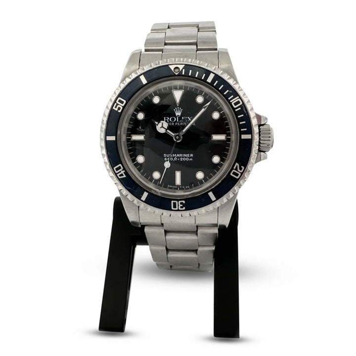 1989 Rolex Submariner 40mm 'Ghost Bezel' Stainless Steel Oyster Bracelet Watch