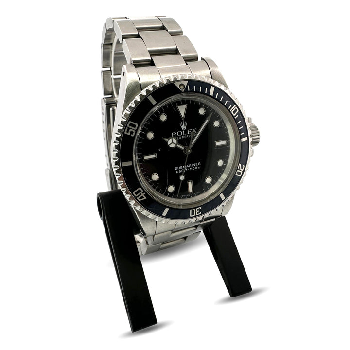 1989 Rolex Submariner 40mm 'Ghost Bezel' Stainless Steel Oyster Bracelet Watch