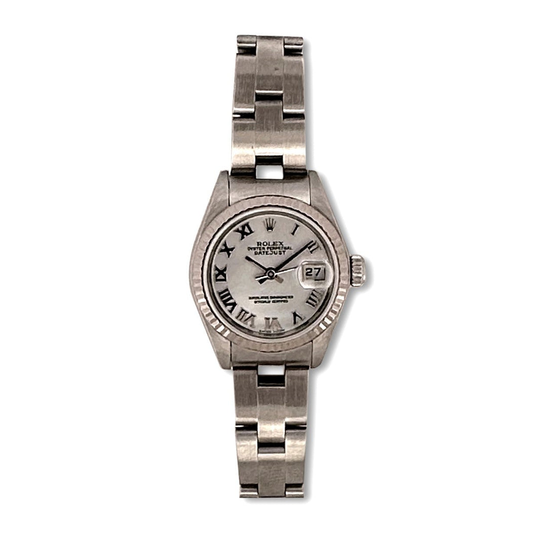 2002 Lady's Rolex Datejust 26mm Stainless Steel Oyster Bracelet Watch