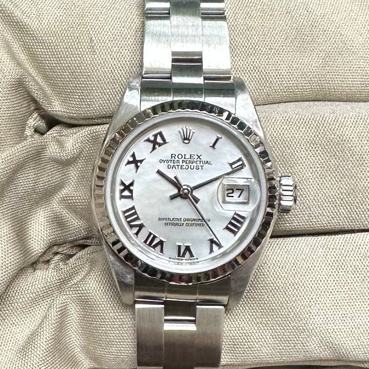 2002 Lady's Rolex Datejust 26mm Stainless Steel Oyster Bracelet Watch