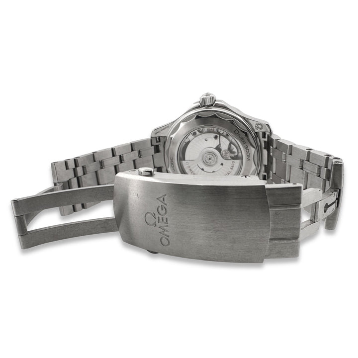 2024 Omega Seamaster 300M 42mm Stainless Steel Bracelet Watch in Green with Box & Card