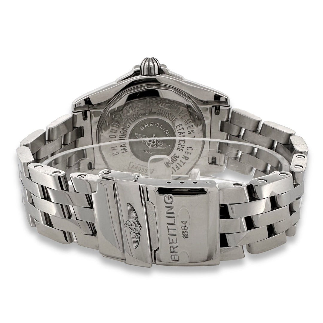 2015 Breitling Galactic 41mm Stainless Steel Bracelet Watch with Box & Papers
